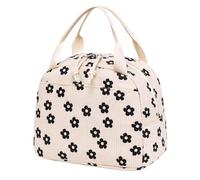 de almuerzo aislada para mujer - térmica de 25 cm, de almuerzo de pana - papel de aluminio de gran capacidad refrigerador - fiambreras para adultos, estudiantes y niños, bolso