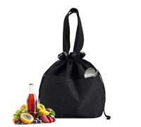 de almuerzo, con aislamiento de alimentos para mujeres y hombres, Sturdy Canvas with Handle and Front Pockets, Portable Meal Tote for Students, Teachers, Kids, Office, School, Travel, and Daily