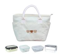 de almuerzo con aislamiento térmico para almuerzos y aperitivos. Con diseño de dibujos animados y función térmica para comer bebidas, refrigeradora a prueba de fugas, para oficina, camping