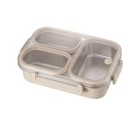 de almuerzo de acero inoxidable - Cuenco aislado antifugas de 3 compartimentos | de almuerzo de acero inoxidable para adultos, con carne, aperitivos, verduras, sándwiches, escuela Camping