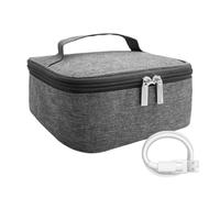 de almuerzo eléctrico calentador de alimentos - 21cmx16.5cmx7.5cm 3-Temps Calefacción aislada, caliente comidas en cualquier momento | Lunch Box Heater For Adults Car Truck Work Travel