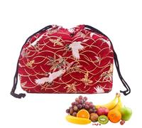 de almuerzo japonesa - 11.8x7.87in Handy Drawstring Tote, Portable Storage Solution, Long Lasting Reutilizable Lunch Carry Bag | Work Travel Meal Organizer for Women Offices School Picnic