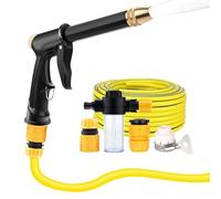 de Alta Presión Portátil - Limpiador de Mano con 4 Modos de Pulverización,Máquina de limpieza de alta presión para jardín,Lavado de Auto Moto al aire libre