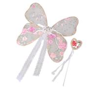 De Ángel Encaje Bordado Para Niños 2 Uds. Encaje Niñas Pequeñas Con Mágico A Juego Accesorios Fotografía Bordados Eventos Infantiles