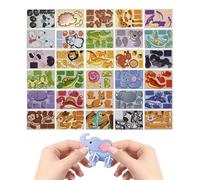 de animales 3D,30 Piezas Lindas Criaturas Artesanías Actividad | De Dibujos Animados De Papel | Para Niños, Chicas, Aula Y Distribuciones De