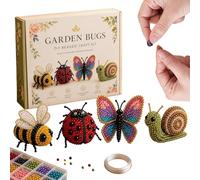de animales 3D de perlas | Lindo de memoria con instrucciones - Juego de manualidades con figuras de animales de perlas | Para el hogar, , aula, escuela, principiantes, niños