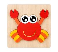 de animales de madera para, de animales de madera para niños pequeños | Puzzle educativo | Juguetes educativos de en para, de juguete Animal de educación temprana para niños