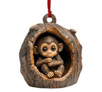 de Animales para árbol de Navidad, de Animales, letreros de Navidad | Acrílico 2D Koala Mono Gato Decoración del hogar, de Vacaciones, Decoraciones