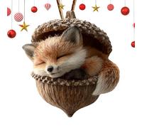 de Animales para árbol de Navidad, decoración navideña acrílica 2D, Decoraciones navideñas Colgantes, para hogar, Oficina, Sala de Estar, Estudio, jardín, Puerta Delantera, Pared, Chimenea