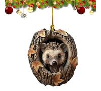 de animales para árbol de Navidad | Decoraciones colgantes de acrílico plano 2D | Decoración de temporada, colgante colgante de coche para amantes de los animales