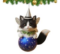 De Animales para El Árbol De Navidad,Colgante De Acrílico 2D | Decoraciones De Navidad,para La Decoración De Hogar Y Familia En Exterior E Interior para Ventana Y Puerta Durante Las Fiestas