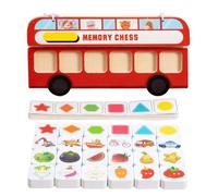 de aprendizaje interactivo Diversión de madera | Juego de asociación para - Juguete educativo con memoria de forma, piezas coloridas | para niños niñas familia casa escuela aula voy