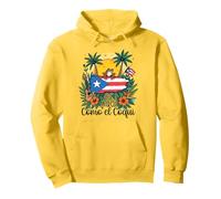 De Aquí Como el Coquí Diseño del Orgullo Puertorriqueño Sudadera con Capucha