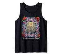 De Aquí como El Coquí Taino Frog Hispanic Heritage Camiseta sin Mangas