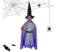de árbol - Colgante de al aire libre - Figuras iluminadas con sonidos aterradores para puerta delantera, otoño, jardín, porche, , Acción de Gracias