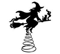 de árbol de Halloween Detalle , Hierro Negro Con Luces LED