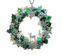 De Árbol De Navidad,2D Reno Colgante | Árbol De Navidad con | para Salón Pasillo Ventana Puerta Estante Balie Pared Exterior Oficina Jardín