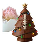 de árbol de Navidad de Mesa, Accesorios de Escena iluminados, decoración de, Escultura de árbol de Navidad con temática de fútbol, para Estadio, Patio, Sala de Estar, balcón, mesita de