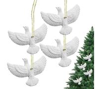 De Árbol De Navidad Paz 4 Piezas Pájaro Paz Amor Alegría Decoración
