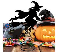 De Árbol Halloween Detalle , Hierro Negro Con Luces LED
