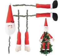 de árboles de Navidad, de árboles de Navidad para árboles pequeños - Pinza - Topper de árbol de Navidad Suministros para abrazador de árbol para decoraciones del país de las maravillas