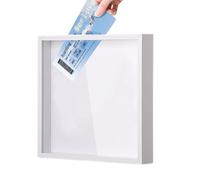 De Archivo De Aventuras De Viajes: Madera, Cajas De Recuerdos De Carga Pequeñas Con Tablero De Densidad, Almacenamiento Duradero De Recuerdos De Sombras | Organizador De La Colección De