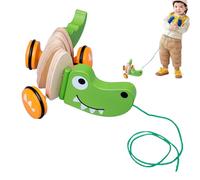 de Arrastre para : de Madera para Arrastrar, de Desarrollo para pequeños, diseño de Cuerda Hecho a Mano | Fomenta Las Habilidades motoras para y niñas, aprendi