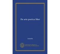 De arte poetica liber (Vol-1)