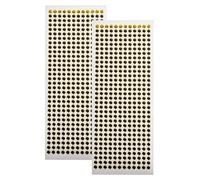 de Artificiales - 500 Piezas de Adhesivos para señuelos de 6 mm, diseño de PVC Reflectante, Respaldo Adhesivo | de Cebo realistas para Uso en en estanques de Agua Dulce y sa