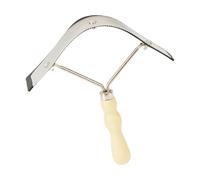 De Aseo De Caballos - Herramienta De Desplazamiento De Acero Inoxidable con Mango Madera, Raspador De Sudor De Caballos | Peine De Curry De Doble Cara para Vacas De Caballos, Deshed
