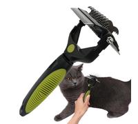 de aseo para mascotas, removedor de nudos de perro, herramienta para desenredar, peine de de mascotas, rastrillos de aseo portátiles para perros, gatos y cachorros, peine eficaz para