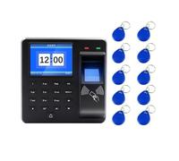 De Asistencia Biométrica Lector Huellas Dactilares USB Reloj Tiempo Máquina Control Empleados Dispositivo Electrónico M10 Reloj eficiente(M10H-10Bkey)