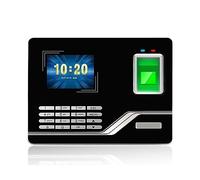 de asistencia con huella dactilar TCPIP, Control acceso contraseña USB, reloj tiempo oficina, dispositivo grabador empleado, máquina biométrica,Alta Precisión(Without RFID Card)