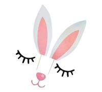 De Asta De - Decoración De Orejas De Conejo, Juego De Decoración De Pasteles, Tarjetas De Postre Festivo | Insertos De Reno, Suministros Para De Cumpleaños, Boda, Navidad, Conejo