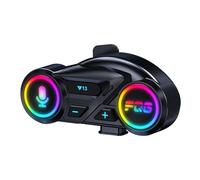 de audio para casco, auriculares inalámbricos para motocicleta, auriculares inalámbricos impermeables con micrófono con cancelación de ruido para equitación, turismo, esquí, carreras, motos de