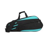 de bádminton de 28.35 pulgadas, de raqueta, bolsas de equipo deportivo, gran capacidad, 3 raquetas de bádminton, organización para raquetas, zapatos, uniforme, toalla, botella de agua