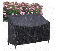 de banco impermeable con cordón para protección de muebles | Fundas para sillas de patio para jardín, patio, terraza, porche, parque, verano, balcón exterior