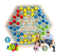 de Banda de Goma Triangular: de de Goma de Madera de 7,87 x 8,86 Pulgadas, Actividad de Entretenimiento Nocturno Familiar, de Estrategia de Desarrollo Cerebral para niños par
