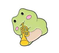 De Banda De Ranas Juguetonas Música Animales Elegantes Brooch Broche Pon Set Fun Finats Banguas Para Todas Las Edades SURA DRUM
