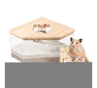 de baño de para hámsteres, gran capacidad, para mascotas, ducha de jerbos y sala de excavación, inodoro de animales pequeños para balcón, habitación de niños, dormitorio, accesorios de