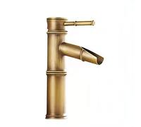 de baño para el Fregadero 1 hoyo Grifo de latón de latón Baño de un Solo Agujero de baño Grifo de baño 1 Orificio del Fregadero de Metal