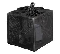 de Barrera de Bomba - de Filtro para Bomba de Estanque de poliéster PP con cordón - Malla Exterior antiobstrucción portátil de 26 cm | Bolsas de Malla filtrante para estanques de Agua ext