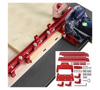 de base compensada - métrico/pulgadas 1500 mm Conexión sierra calar espiga for carpintería Riel guía posicionamiento punzonado ranurado,Medición precisa