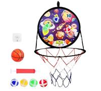 De Basket 2 En 1 - Jeu De Basketball Polyvalent Pour Et Adultos - Support Amovible Intérieur Extérieur Avec Fixation Murale Ou Porte - Accessoire Sportif Amusant Et Durable Pour Chambre