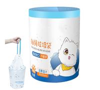 De Basura,100 Unidades De s Resistentes Sin Para Desechos,Sacos Altos Con Cierre De Cordón Para La Cocina | Para Residuos De Jardín Baño Césped Jardín Exterior Coche Hogar Casa