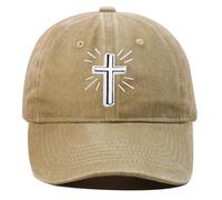 de béisbol Bordadas para Exteriores diseño Deportivo Ideal para Baloncesto y Estilo Hip Hop para Uso Casual y Actividades al Libre (Khaki, One Size)