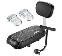 De Bicicleta De Montaña - Resistente Plano, Asiento De Bicicletaa,Tela De La PU, Silla De Montar De Bicicletaa | Bicicletas De Montaña Sillines Cómoda Posición De Conducción Reposabrazos Y Reposapiés