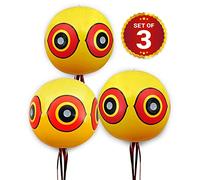 De-Bird Globos Hinchables / Inflables - Bolas Repelentes de aves - Disuasorio Visual Contra Pájaros Carpinteros, Pichones, Gorriones - Fiable