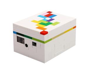 de Bloqueo de 3D - Secreta arcoíris de 6,4 x 8,2 x 4,8 cm, Juego de Bloques de construcción Mind Teaser, Juego Mental de ABS, Juguete de desafío lógico, folleto de Nuestra Viene con instruccione