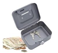 de bloqueo pequeña, de Seguridad de Seguridad de Mini de Efectivo de Metal Banco de Dinero, fuerte para dinero, banco de monedas de metal resistente para niños, adultos, ventas diarias